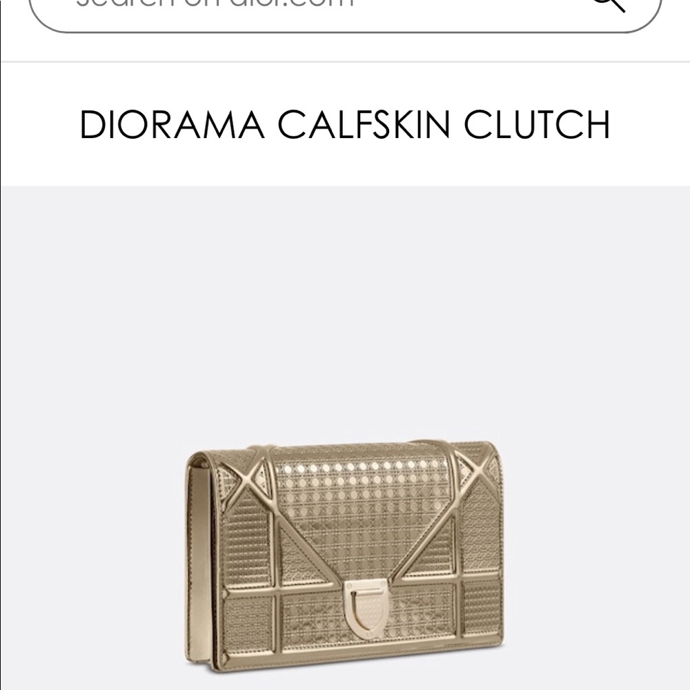 Diorama Calfskin Clutch